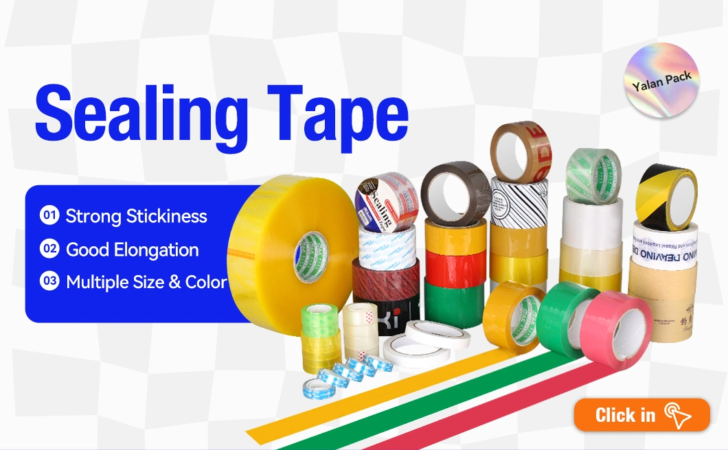 Factory Hot Sales Reliable Supplier Waterproof Antistatic Transparent OPP Strong BOPP Plastic Packing Tape for Shipping Packing